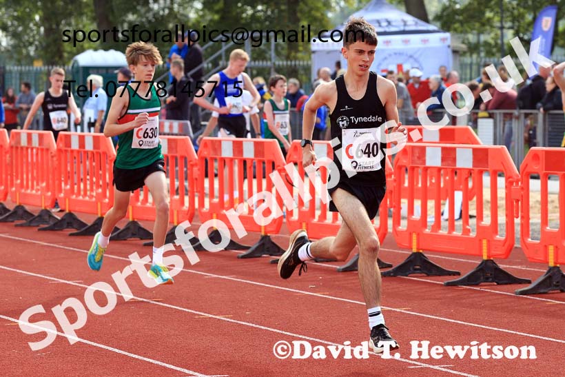 MMens Under-17s, 2024 Northern Mens 6 and Womens 4 and Youngsters Relays, Stanley Park, Blackpool.  Photo: David T. Hewitson/Sports for All Pics